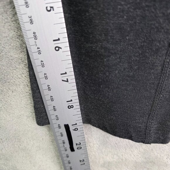 Womens Nike Dri Fit Gray & Pink Capri Leggings Mid Rise Cotton Blend Stretch S - Picture 8 of 10